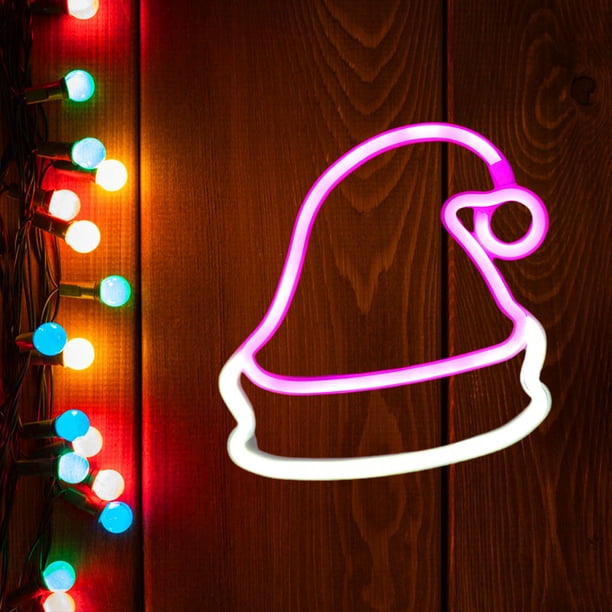 Hot6sl Ofertas de La Semana Decoración Navideña Luces de Neón Luces de Modelado de Copos de Nieve Lámparas de Mesa Luces Decorativas para Habitaciones Luces Decorativas Navideñas