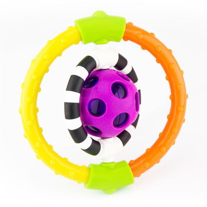 Sassy® Spin & Chew Ring Hochet