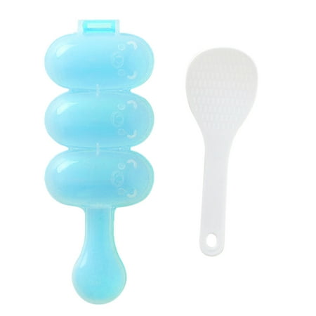 

YUEHAO Kitchen Gadgets Rice Ball Molds Sushi Balls Maker Mould Spoon Kitchen Cooking Utensil Tools Set Cake Mould Blue