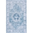 thumbnail image 3 of SAFAVIEH Tucson Donovan Traditional Machine Washable Area Rug, 4' x 6', Green/Grey, 3 of 15