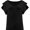 Black, variant on Summer Tops for Women Ruff Sleeve Business Casual Dressy Ladies Blouses V-Neck Shirt Loose Fit Tee