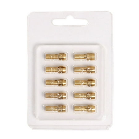 

10 Pcs Copper Mini Collet Set Drill Chuck Adapter Replacement Micro Collet for CNC Engraving Milling Lathe Tool 10 Sizes