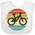 thumbnail image 3 of Inktastic Bicycle Vintage Cyclist Sunset Boys or Girls Baby Bib, 3 of 4