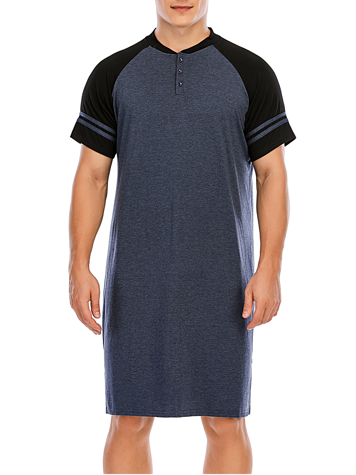 Cotton Henley Nightshirt Outlet Store 