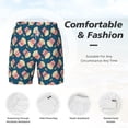 thumbnail image 6 of Picia Popcorn With Glasses pattern Mens Swim Trunks with Compression Liner Stretch Beach Shorts Quick Dry with Zipper Pockets No-Chafing Board Shorts-3X-Large, 6 of 9