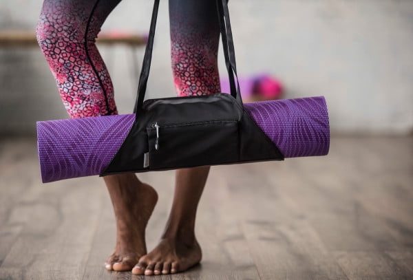 Gaiam On-The-Go Yoga Mat Carrier, Granite Storm