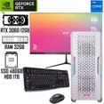 thumbnail image 1 of PC gamer Intel core i7 12700F Super Tienda 8GB RAM SSD 240GB Disco duro 1TB RTX 3060 600W 80 plus monitor 21.5", 1 of 4