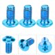 thumbnail image 5 of Rotores de freno de disco de acero azul para bicicleta con 12 tornillos T25 resistentes: accesorios de ciclismo para un mejor rendimiento, 5 of 8
