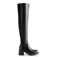thumbnail image 2 of Dream Pairs Women's Over The Knee Platform Boots Chunky Heel Fashion Style, 2 of 5