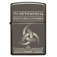 thumbnail image 2 of Zippo Odin Black Ice Pocket Lighter, 2 of 7