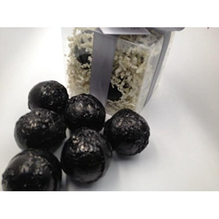 Gift Set for Him with 6 foil wrapped 2.5 oz bath bombs, great for dry skin, Best Sellers, Manly