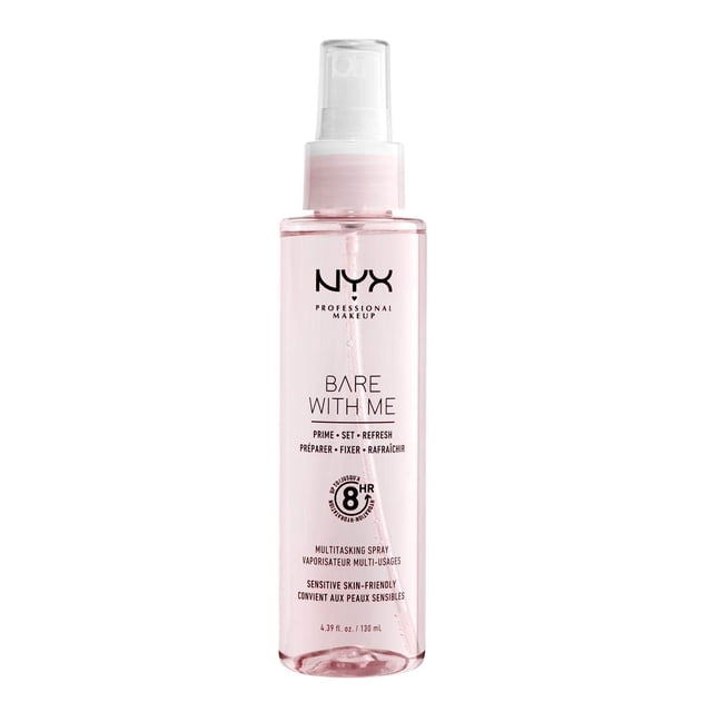 Primer en aerosol fijador de maquillaje NYX Bare With Me Multitasking