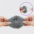 thumbnail image 5 of Steel Wool Pads Basdi Stainless Steel Scouring Pads - 2-Pc Non-Rust Scrubbies for Pots and Pans | Long-Lasting, Effective on Stubborn Grease, Dishwasher Safe for Daily Use, Pot Scrubber Pads, 5 of 9