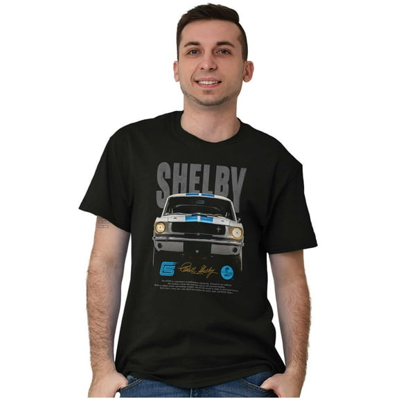 Shelby Racing Muscle Car Headlights Men's Graphic T Shirt Tees Brisco Brands S