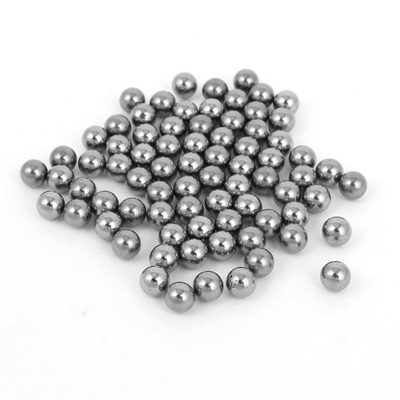 100pcs Bicycle Part 6mm Dia Steel Bearing Ball Silver Tone