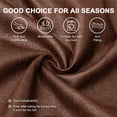 thumbnail image 3 of TOPCHANCES Single Armchair Slipcover, Stretch Faux Leather Chair Covers, Accent Chair Protector for Living Room Banquet (Coffee), 3 of 12