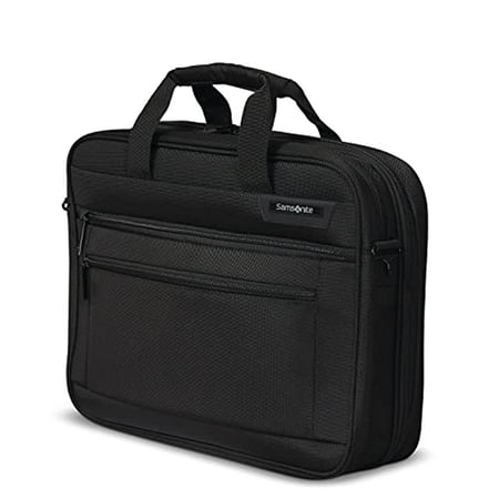 Samsonite Classic Business 2.0 Carrying Case (Briefcase) for 13" to 15.6" Notebook, Smartphone, Document, Pen, Accessories, Business Card, Black