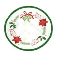 thumbnail image 2 of Christmas Tree Skirt 31 Inch Round Non Slip - Decorative Xmas Tree Mat with Holiday Patterns, Red Festive Floor Rug for Living Room Bedroom Christmas Decorations, 2 of 8