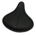 thumbnail image 1 of Asiento de bicicleta Cómodo Reemplazo de cuero de PU Sillín de bicicleta de carretera suave impermeable ancho para ciclismo Accesorios de equitación Cola asiento de bicicleta, 1 of 8