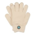 thumbnail image 3 of MeMoi Kids Cozy Basic Rayon-Blend Knit Gloves (M, Ivory), 3 of 6