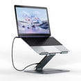 thumbnail image 1 of Soporte para portátil WAVLINK ajustable de aluminio con puerto USB C de 85 W, 1 of 9