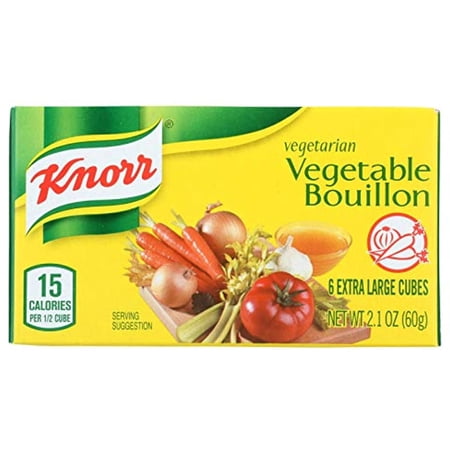Knorr Vegetarian Vegetable Bouillon, 2.1 Ounce (Pack Of 24)