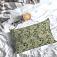 thumbnail image 5 of Yiaed Tropical Plants Green Print Brushed Microfiber Envelope Pillowcases, Standard,Envelope Closure Pillow Cases(No pillow core)-14"x20", 5 of 6