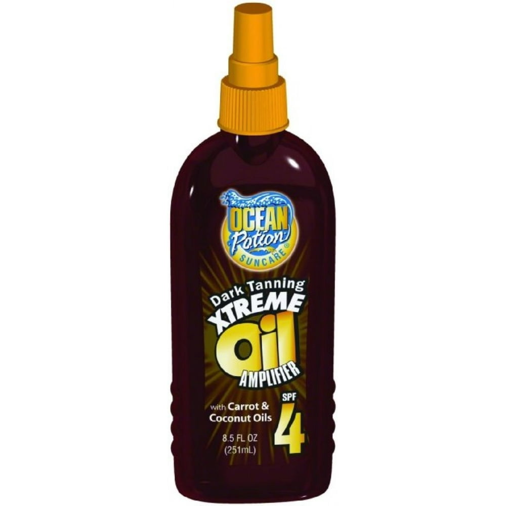 Ocean Potion Suncare Dark Tanning Xtreme Amplifier Oil, SPF 4 with
