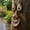 A, variant on Weatherproof Resin Tree Face Ornament Cute Smiling Tree Hugger Sculpture Easy Paste Installation Whimsical Outdoor Art Decor For Yard Patio Garden Landscape & Gardener Gifts