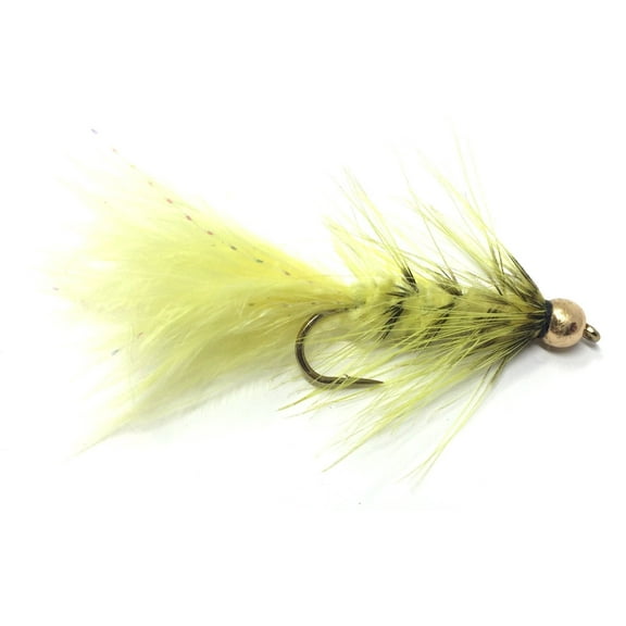 Bead Head Wooly Bugger Fly Fishing Flies - One Dozen - Many Colors and Sizes