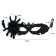 thumbnail image 3 of Decoraciones de Halloween, adornos de Halloween, regalos de Halloween, máscara de mascarada, máscara de media cara de araña negra de Halloween, disfraz, máscaras de ojos para mujeres y niñas, máscaras, 3 of 9
