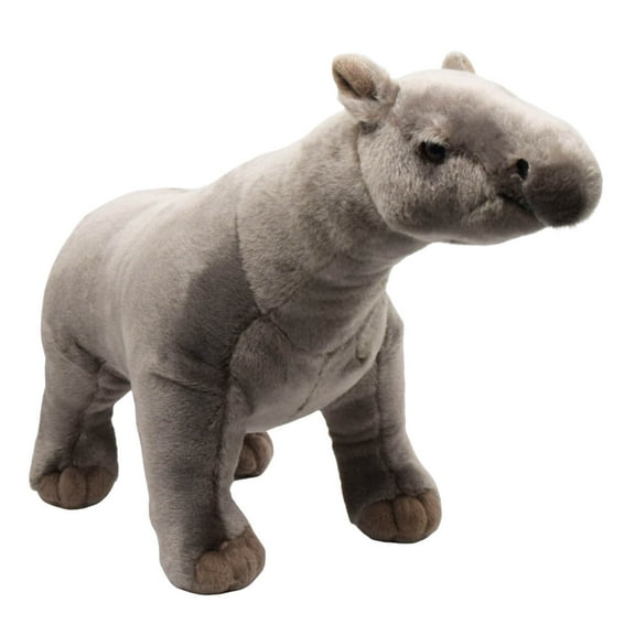 Realistic Near Horn Beast Stuffed Animal Plush Toy, Lifelike Rhino Animal Plushies Simulation Animals Doll