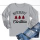 thumbnail image 1 of Pntutb Ladies Christmas Tree Letter Print Camiseta de manga larga con cuello redondo Pntutb Pntutb-3798, 1 of 6