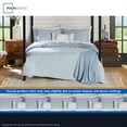 thumbnail image 6 of Mainstays Full/Queen Comforter Set, All-Season, 5-Piece, Blue Matelasse Tonal Stripe, 6 of 16