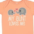 thumbnail image 4 of Inktastic My Aunt Loves Me Niece Nephew Elephant Boys or Girls Baby Bodysuit, 4 of 5