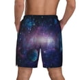 thumbnail image 2 of Lsque Mens Swim Trunks Planets Stars And Galaxies1 Pattern - Bathing Suit Compression Liner - Beach Swim Shorts Swimwear - (S-3XL) - Stretch Quick Dry -3X-Large, 2 of 9