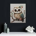 thumbnail image 4 of COMIO  Cute Animals Watercolor Paint Owl Wall Decor Canvas Print Kids Room Decor Wall Art Room Decor Nursery Decor, 4 of 4