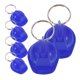 thumbnail image 4 of KAKOWELY 6 llaveros pequeños con forma de casco, decoración para casco, colgante para bolso, recuerdo de fiesta., 4 of 5