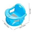 EWODOS Baby Bath Seat, Foldable Safety Shower Chair for Kids with