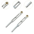 thumbnail image 6 of MERIGLARE 1:12 RC Car Rear Axle Pull Rod Set of 2 Directly Replace Parts for MN82 LC79 SIlver, 6 of 8