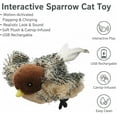 thumbnail image 3 of Flapping Bird, Interactive Flapping Bird Cat Toy with Realistic Chirping Sounds, Rechargeable Moving Wings Toy, USB Charging & Catnip Compartment Included, 3 of 8