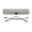 Gunmetal, variant on EYE ZOOM Compact Rimless Reading Glasses with Slim Black and Silver Case for Men and Women, +3.50