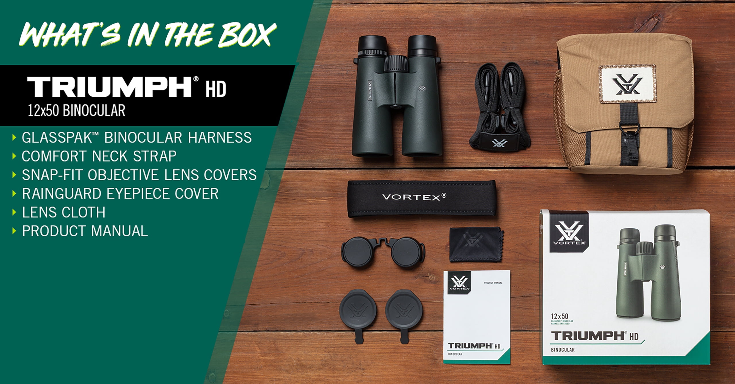 Vortex Triumph HD 12x50 Binoculars