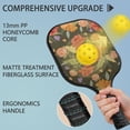 thumbnail image 4 of Pickleball Paddles Set Of 1, Fiberglass Surface, Vintage Floral Print, 1 Paddle, 2 Balls & Bag, 4 of 5