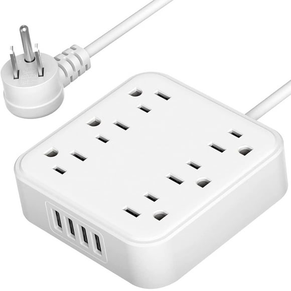 Multi contactos BRAND TRENDY 6 Salidas 3 puertos USB 1200J