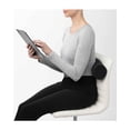thumbnail image 4 of Almohada de viaje Brookstone Free Form de espuma viscoelástica negra, 4 of 6