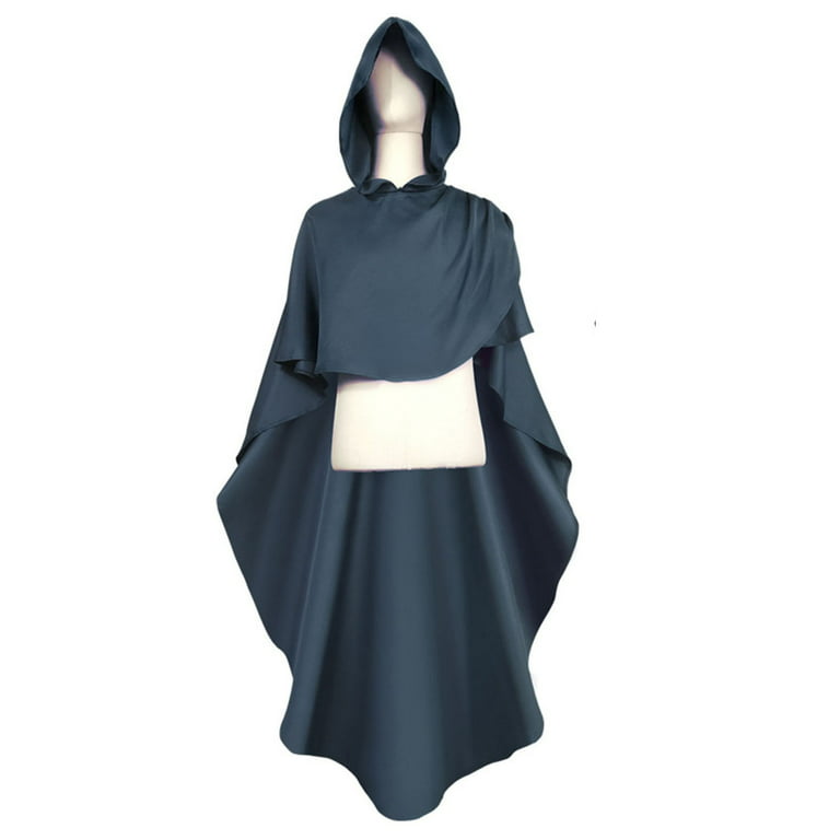 Womens Hooded Renaissance Cloak