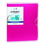 Docit 8 Pocket Folder Pink