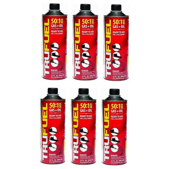 ZRQarq Corp 6525638 TruFuel 50:1, Pack of 6 - 32oz
