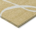 thumbnail image 4 of Addison Rugs Chantille Indoor/Outdoor Transitional Geometric, Abstract Gold Washable Rectangle Rug, 2'6" x 3'10", 4 of 6
